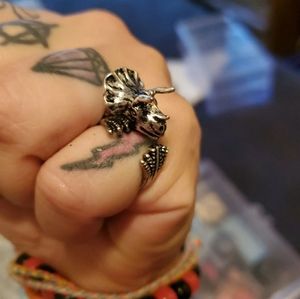 Dinosaur size 6 ring